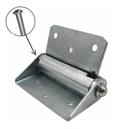 Dobradiça Porta Corta Fogo Com Mola Regulável (kit 16 Pçs)
