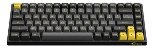 Teclado Akko 3084b Plus Preto E Dourado