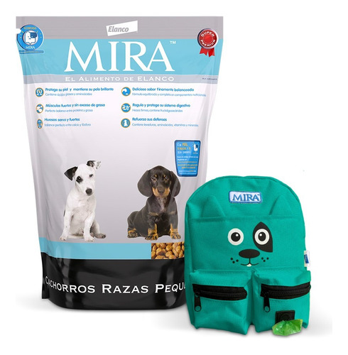 Mira® Cachorro Raza Pequeña 7.5 Kg. Alimento Super Premium.