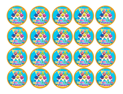2 Obleas P/pastel Y 50 Toppers Cupcakes Personaje A Elegir