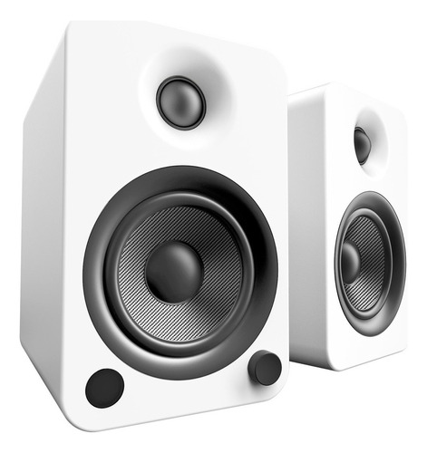 Kanto Yu4 Active Bookshelf Speakers Con Bluetooth 4.2 Color Blanco