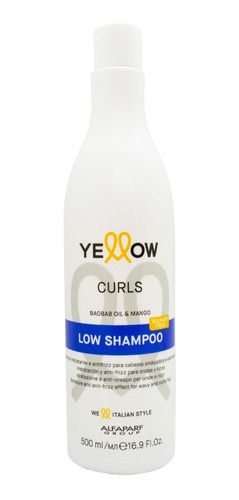 Alfaparf Yellow Curls Low Shampoo Hidratante Rulos 500ml