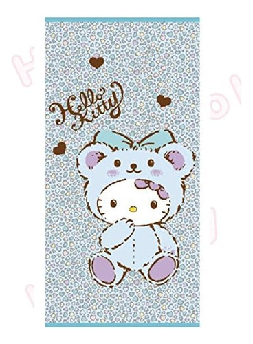 Toalla De Playa Kitty Lovely 30 X 60 100 % Algodon Ducha ...