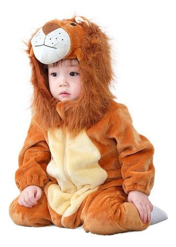 Precioso Disfraz De León Con Animal Para Halloween Para Niño