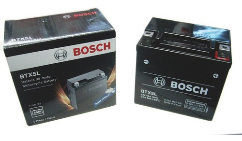 Imagen 1 de 1 de En Cuotas Bateria Honda Xr 150 Ytx5-l Bs Bosch Btx5l 12v 4ah