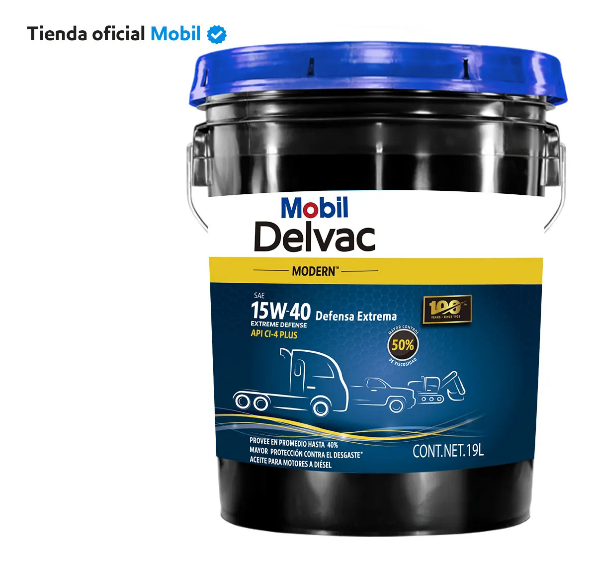 Aceite Mobil Delvac Modern 15w-40 Def Ext Ci-4 Plus