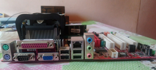Kit Placa Msi Pm8m-v Ms+2 Gb De Memória Ram+ Processador