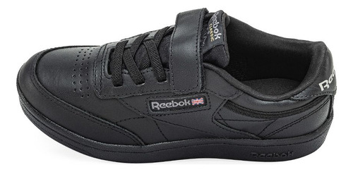 Reebok Zapatilla Con Velcro Y Elastico Club C 1v Niños