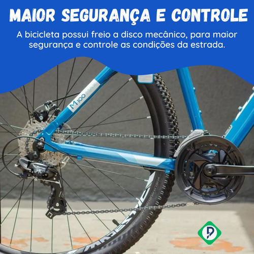 Imagem 4 de 8 de Bike Trinx M100 Max 17 Bicicleta 24v Freio Disco Mecânico