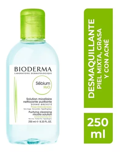 Bioderma Sébium H2O agua micelar para pieles mixtas y grasas con  dosificador