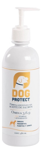 Aceite Salmón Para Perros Suplemento Alimenticio Omega 3, 6 Y 9 - 480 Ml