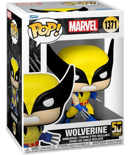 Wolverine 50th Anniversary Funko Pop! Figure #1371