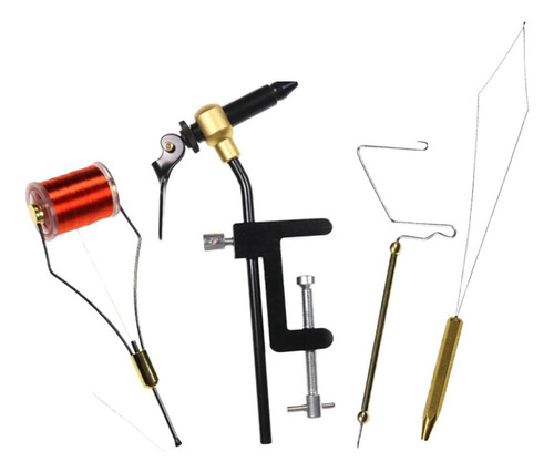 A*gift Kit De Herramientas Para Atar Moscas De 4 Piezas,