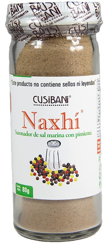 Naxhi Sal Y Pimientas Cusibani Frasco 100g Sazonador