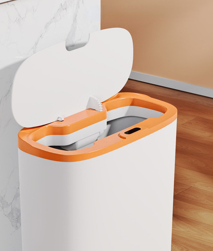 Cubo De Basura Recargable Usb P 17l Con Sensor De Proximidad