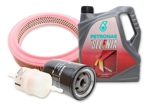 Kit Filtros + Aceite Selenia K 15w40 Fiat Regatta 1.6