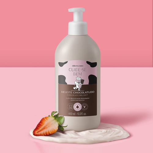 Egeo Choc Hig Colônia 90ml + Loção Corporal Cuide-se Bem Chocolatudo 400ml