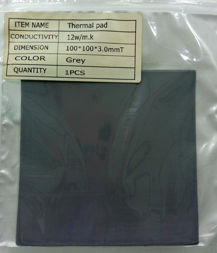 Thermal Pad 10*10 3mm Conductividad De 12w/m.k