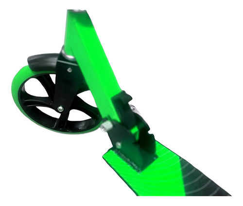Monopatin Infantil Con 2 Ruedas Reforzadas Seguridad Randers Color Verde Verde