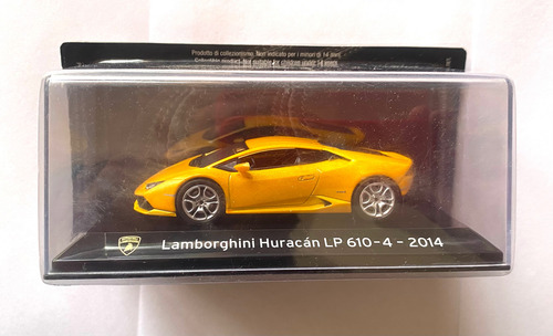 Auto A Escala 1:43 Lamborghini Huracán 2014 Col. Supercars Amarillo