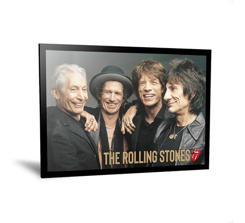 Cuadro The Rolling Stones Enmarcado Con Vidrio 20x30cm