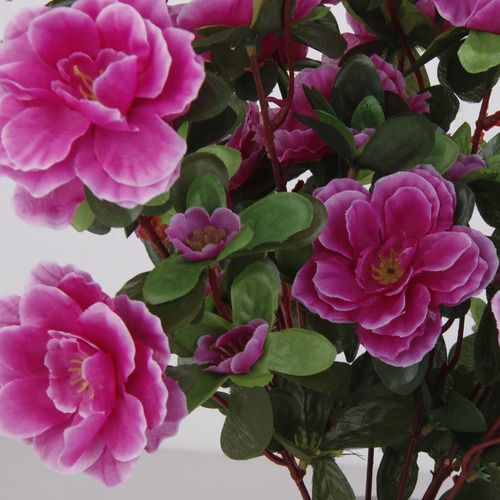 4x Artificial Azalea Flowers Floral Party Wedding Decor Diy