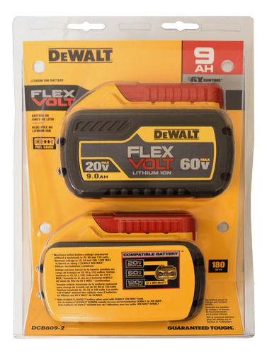 Bateria Dewalt Flexvolt 9ah 20/60 Volts