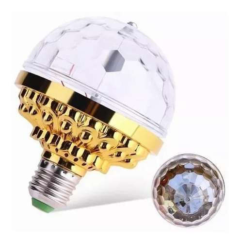 Bombillo Giratorio Led Decorativo 110v E27 Tienda Fisica 160