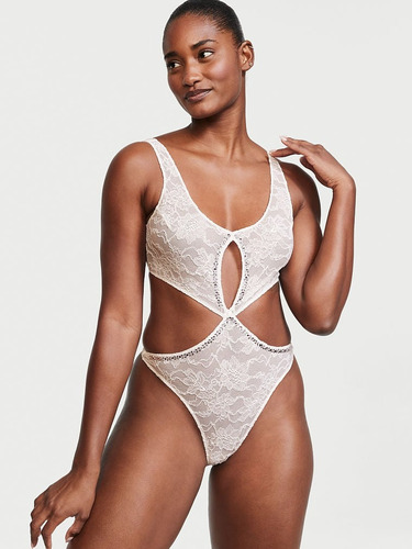 Body Encaje Elástico Brillo Victoria's Secret