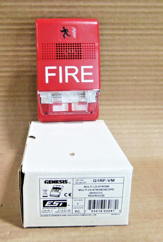 New Est G1rf-vm Multi Cd Strobe Fire Alarm Aab