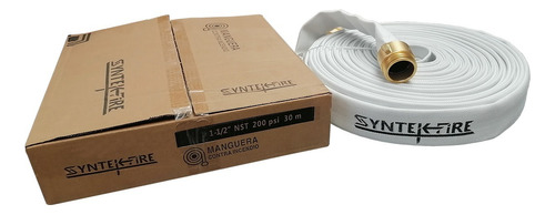 Manguera Para Hidrante .5 X 30m Cuerda Nst Paq. 3 Pzas.