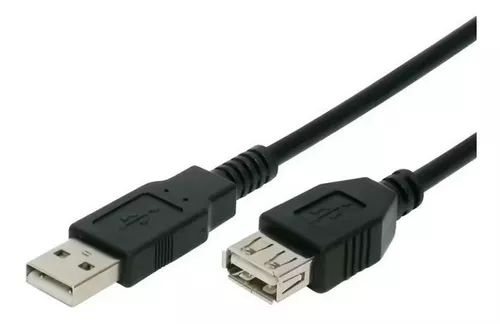 Cable Usb Macho Hembra 2 Metros Alargue Extension Adaptador