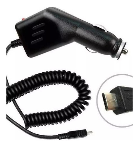 Cargador De Auto 12v Universal Con Micro Para Cámara Celular