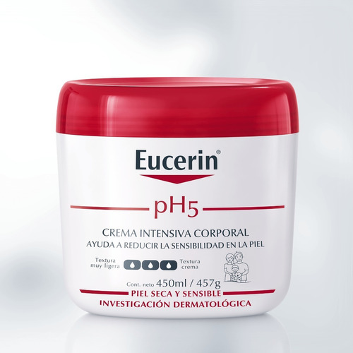 Crema Intensiva Corporal Eucerin Ph5 Piel Seca Y Sens 450 ml