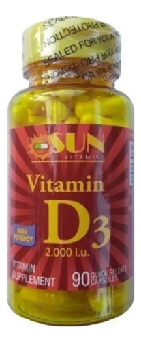 Vitamina D3 2000 Americana Pura