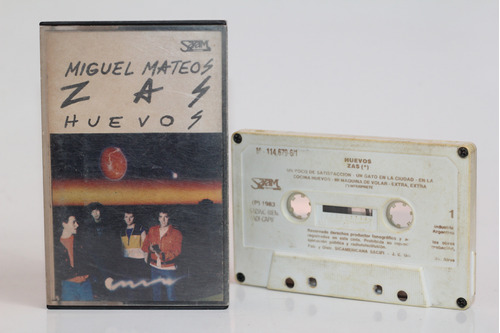 Cassette Miguel Mateos Zas Huevos 1983