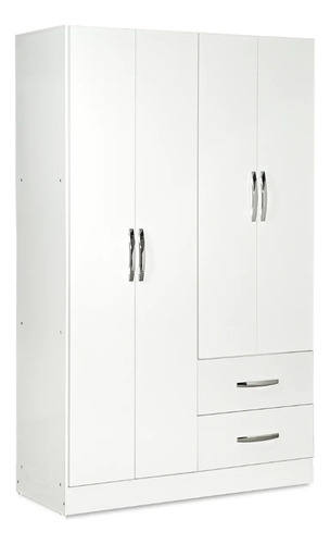 Ropero Family Muebles Maximo 64000 4p Blanco