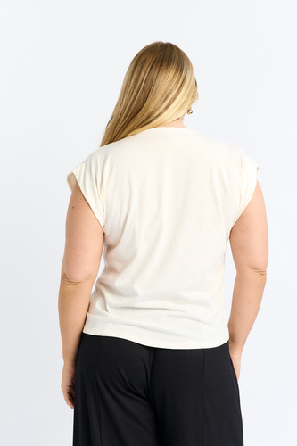 Remera Mujer Manga Corta Estampada Algodon Canchera Comoda