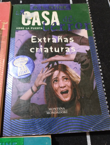 Lote X 3 R. L. Stine: La Casa Del Terror. Montena. Olivos. (Usado)