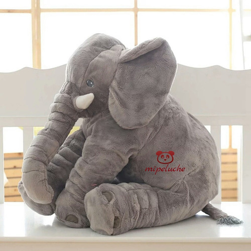 Imagen 4 de 4 de Peluche Elefante Almohada Cojín Grande Baby Shower Regalo