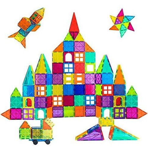 Bmag Magnetic Tiles, Building Blocks For Toddlers, 3d Yt91l