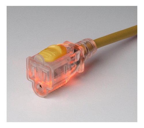 Cable De Extensión Marinco, 15a, Bloqueo, Iluminado, 25