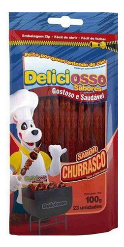 Ossos Cães Deliciosso Churrasco - 100g