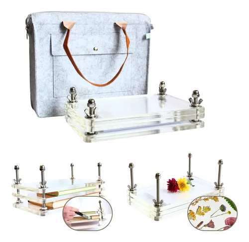 Mini Prensa De Flores Portátil De Metal – Seca Flores Pequeñas Fácilmente, Regalo Para Artesanos Y Niños (práctica Y Duradera)