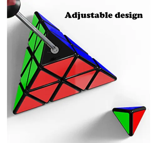 Tanch Yj Piramide Speed Cube 3x3 Triangulo Cubo Magico Puzzl