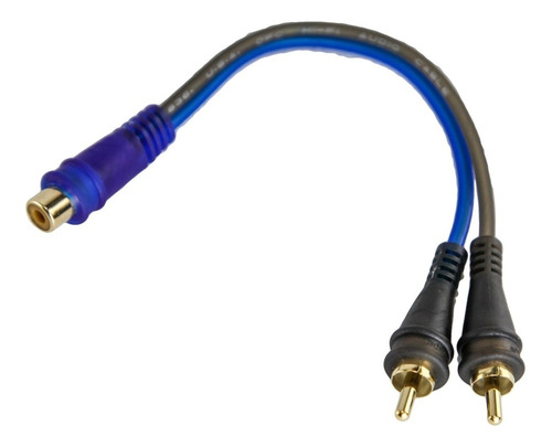 Cable Adaptador 1 Rca Hembra A 2 Rca Macho Libre Oxi 1° Htec