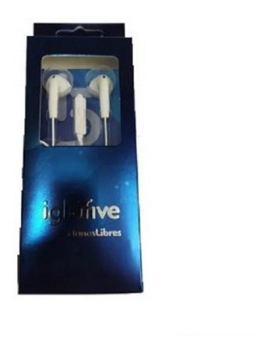 Auricular Manolibre Iglufive I5 Blanco Compatible Xiaomi Htc