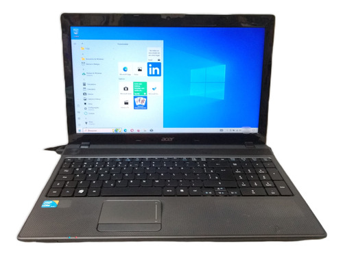 Notebook 15  Acer Corei3 6gbram 64bits Ssd 240gb W10 Usado