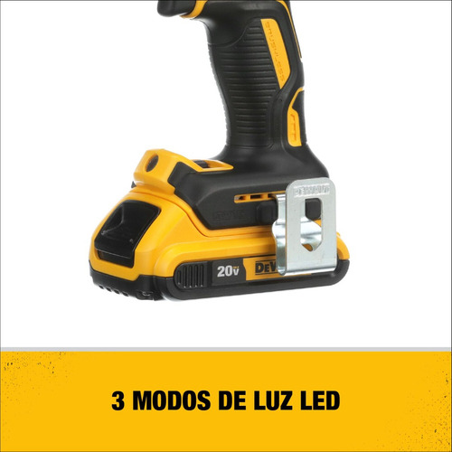 Taladro Ator. Sin Carbones 20v Xr + 2 Bat Dewalt Dcd791d2-b2
