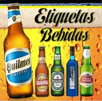 Comprar Kit Imprimible Etiquetas De Bebidas Editables Cerveza Vinos